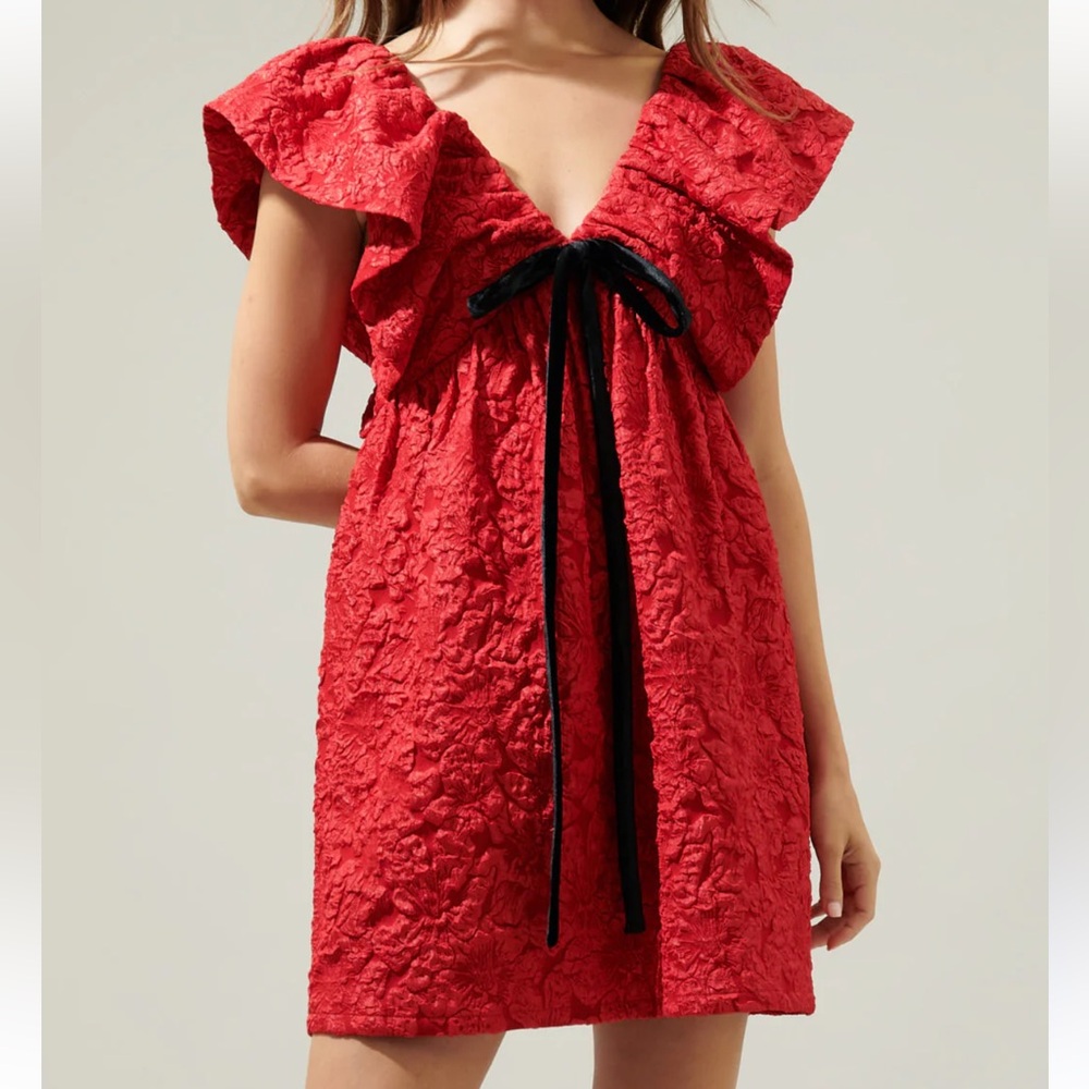 Sugar lips red mini dress!!